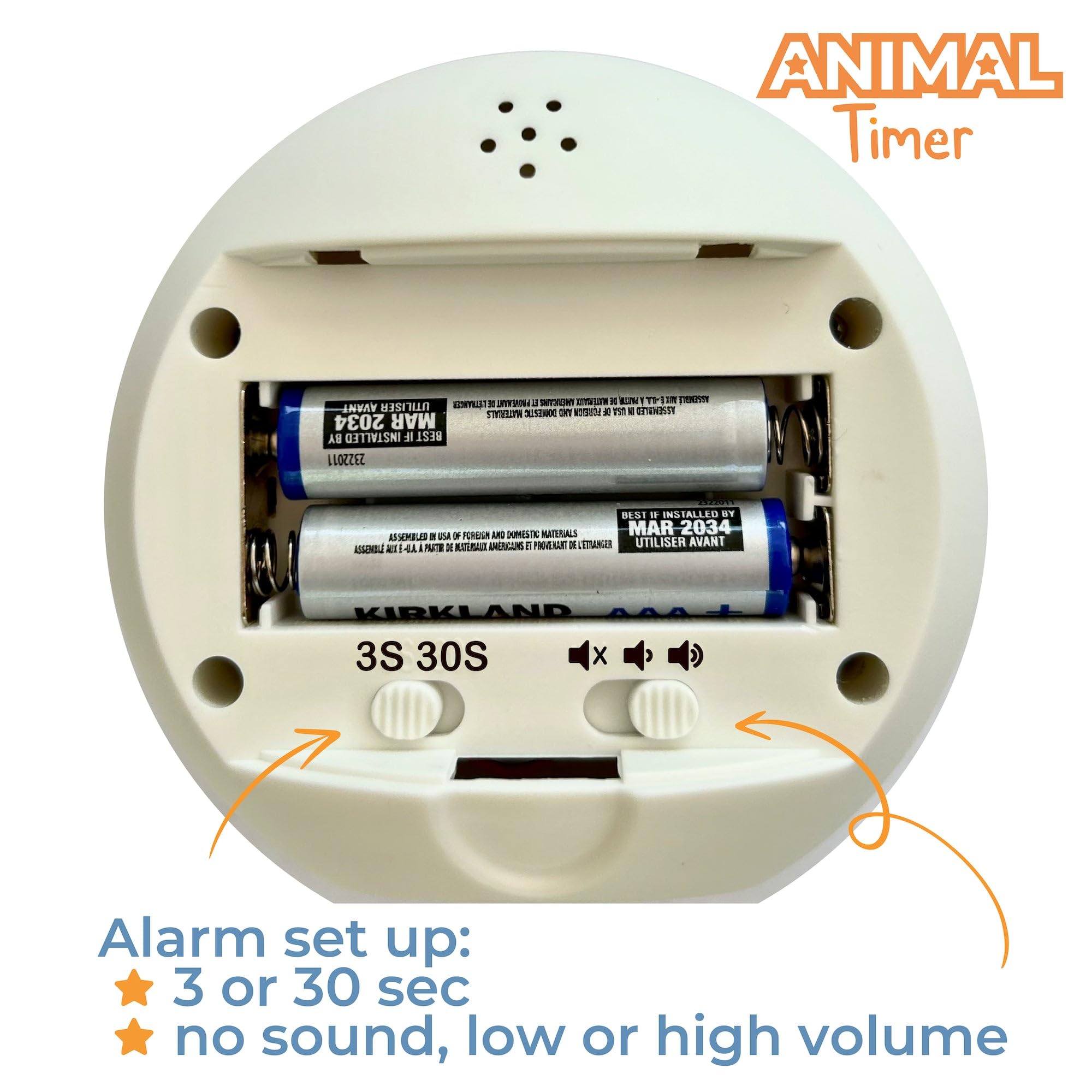 Animal Visual Timer and Color Timer for Kids, Preschoolers & Toddlers - Silent Classroom and Home 60-Minute Countdown Clock, Time Management Tool (Animal Timer)