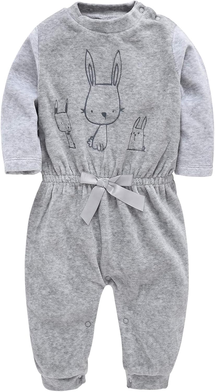 baby girl flannel onesie