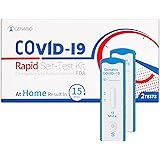 Genabio COVID-19 Antigen Rapid Test, 2 Tests, 1 Pack Total 15 Minute Results, 2 Pack FDA EUA Authorized OTC at-Home Self Test