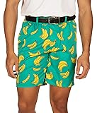 Tipsy Elves Havana Banana Golf Shorts Size Medium