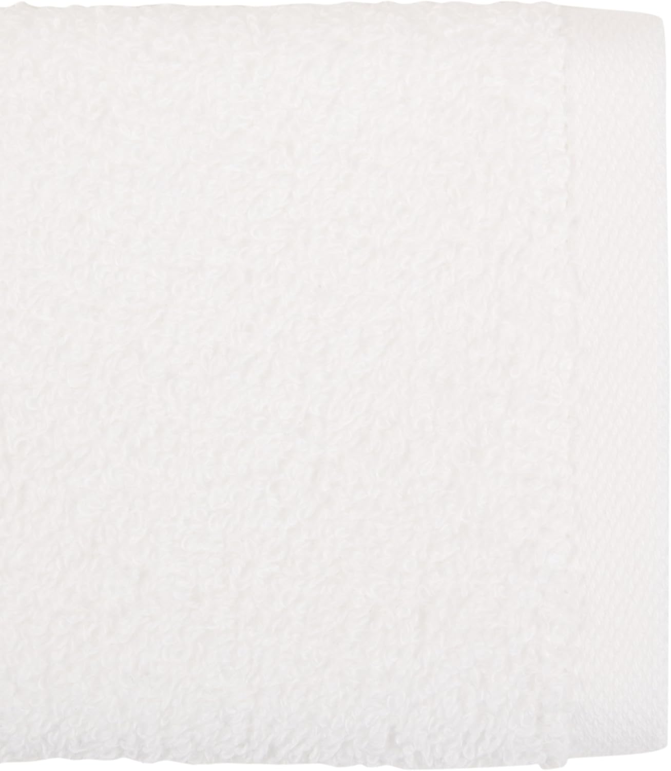 Basics Fast Drying, Extra Absorbent, Terry Cotton Washcloths, White - Pack of 24: Home & Kitchen