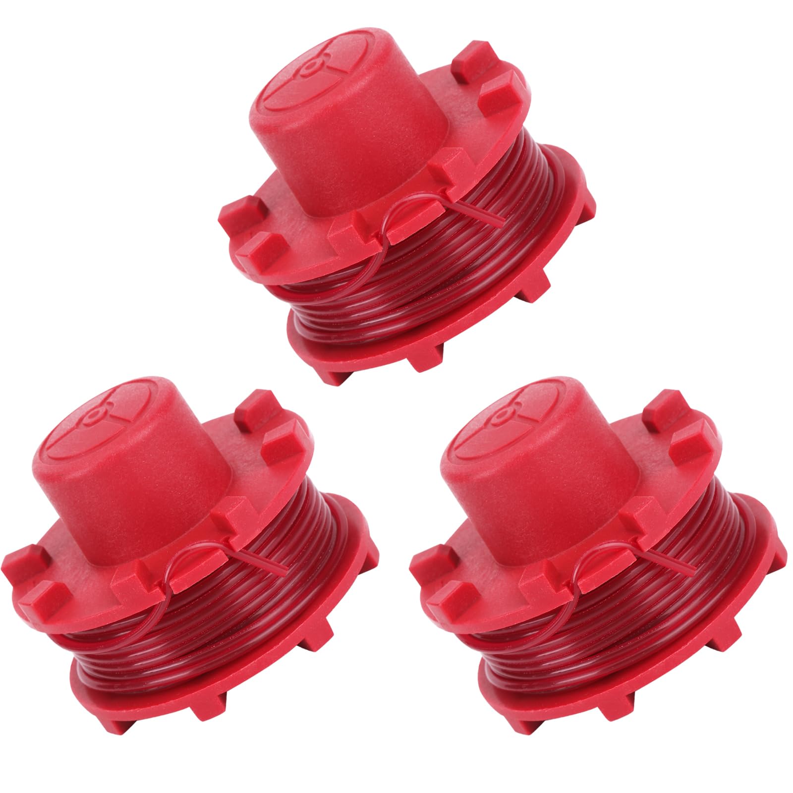 Eyoloty 3 Pack GE-CT 36/30 Li E Trimmer Spool Line – 26ft (8m) 0.080" (2.0mm) | Fits for Einhell GE-CT 18/33 Li E, GP-CT 36/35 Li BL, AGILLO 36/255 BL, AGILLO 18/200 Cordless Strimmer