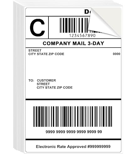 4x6 Fanfold Direct Thermal Shipping Labels – UPS Certified – 6000 Labels - View #2