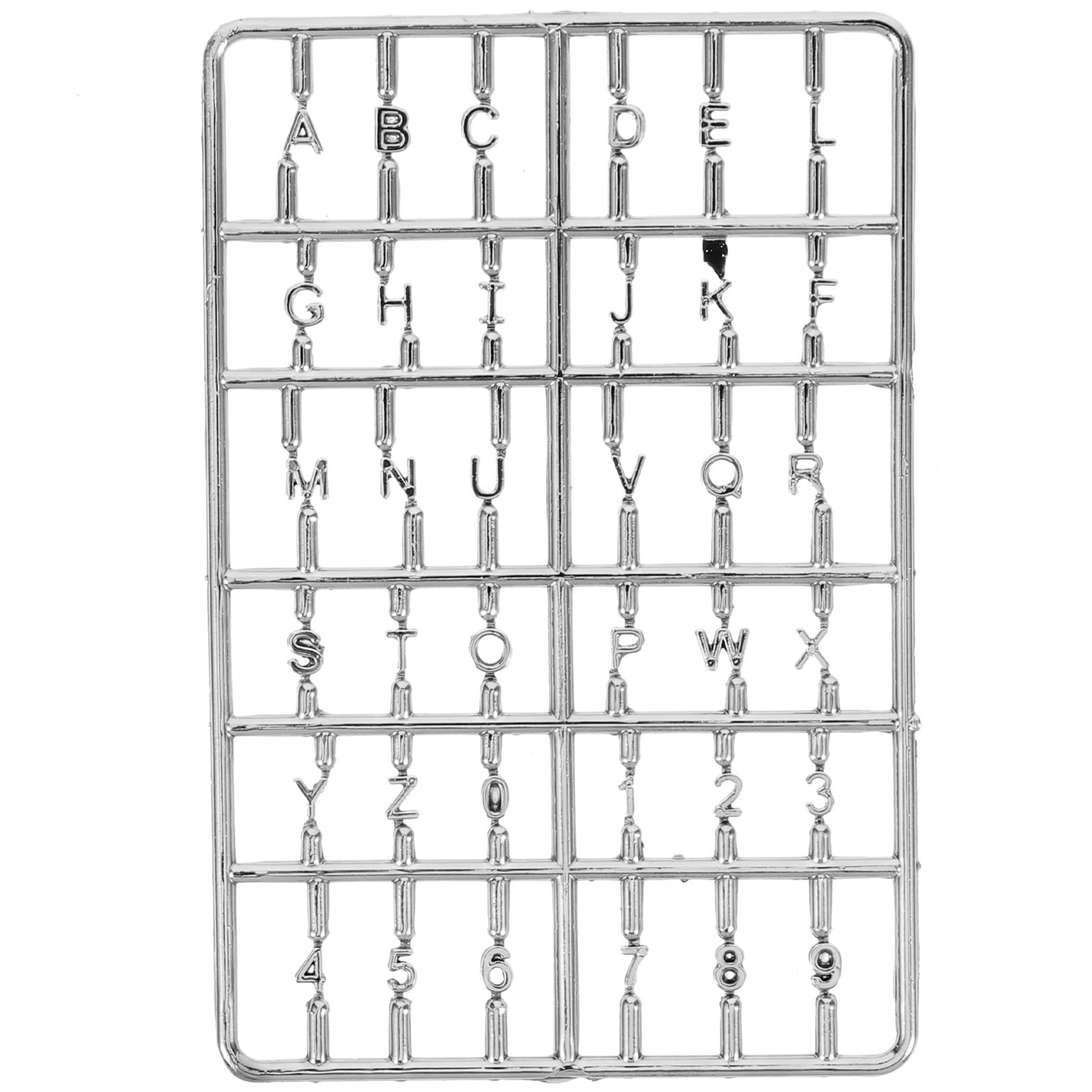 Housoutil Mini House Letter Number Decorative Accessory for Dollhouse Realistic Miniature Door Number and Mailbox Decor Tiny House Numbers for Miniature Front Door and Creative Projects