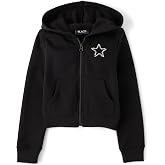 The Children's Place Girls' Active Long Sleeve Premium Fleece Hooded Zip Up