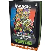 Magic: The Gathering | Teenage Mutant Ninja Turtles - Commander Deck - Turtle Power! | Collectible Trading Card Game