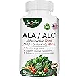 AAMATEC LIFE ALA/ALC High Potency Formula- Best Alpha Lipoic Acid and Acetyl-L-Carnitine HCl Dietary Supplement- Antioxidant Support- Energy Boost- for Men and Women 60 Capsules