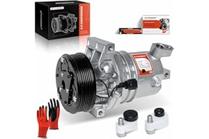 A-Premium Air Conditioner AC Compressor with Clutch Compatible with Nissan Versa 2009-2012, Cube 2009-2010, 1.8L
