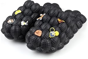 KISSXIAOYA Bubble Slides for Women/Men, Massage Bubble Slippers, Funny Bubble Shoes, Unisex Breathable Beach Sandals, Non-slip Spa Slippers, Home Bedroom Shower Trendy Ball Slippers, Soft Pillow Stress Relief Slide