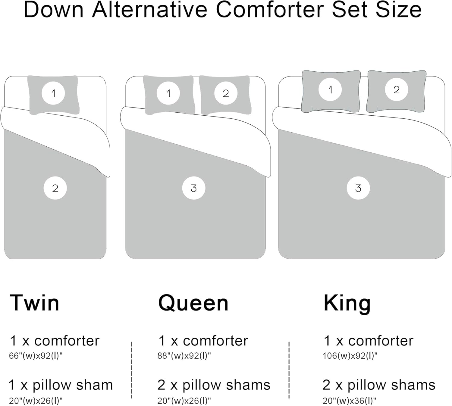 downluxe Lightweight Solid Comforter Set (Queen) with 2 Pillow Shams - 3-Piece Set - Brown and Tan - Down Alternative Reversible Comforter: Home & Kitchen