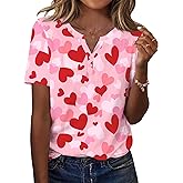 Zeagoo Womens Summer Tops Casual Short Sleeve V Neck Shirts Business Dressy Work Blouses