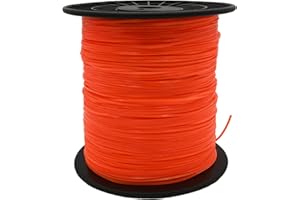 KAKO 130 Trimmer Line, 0.130 Weed Wacker Eater String, Weed Eater String.130 Commercial Grade Square Nylon 130 String Trimmer Line Replacement for String Trimmer Weed Trimmers .130"-428ft-3lb-Spool