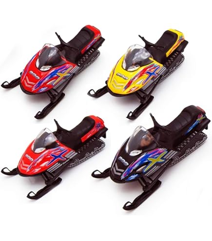 Amazon.com: KiNSFUN Die Cast Metal Snowmobile Model, 5 Inch