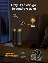 Dreo 1500W Electric Heater with Remote, 3 Modes & Timer, Gold Atom 316 view 7