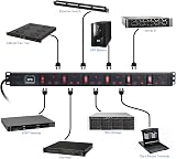 ENNOTEK 6 Way PDU Surge Protector Extension Lead 13A Individually Switched 3M view 2