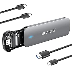 ELUTENG M.2 SSD Enclosure NVME SATA Dual Protocol