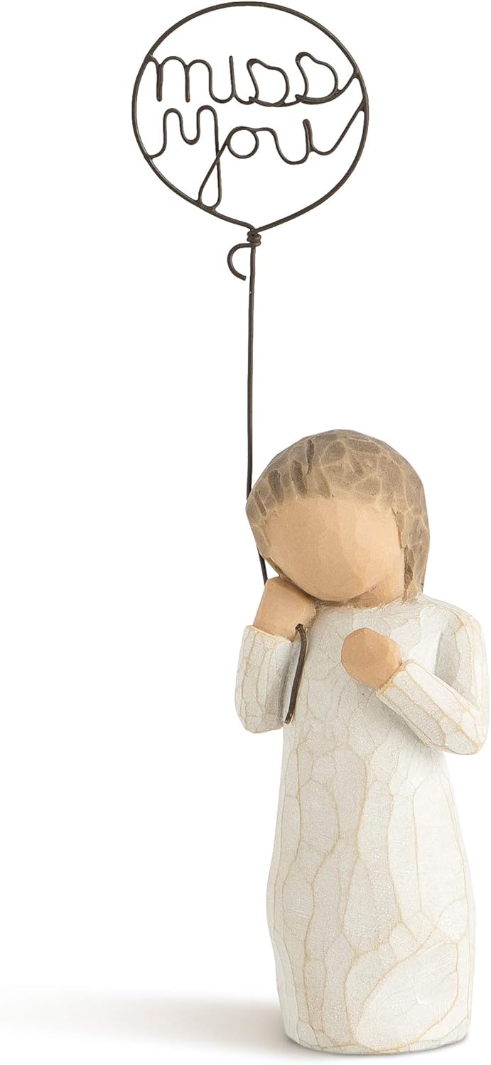Willow Tree Miss You Figurine, Natural, 2.2 x 2.9