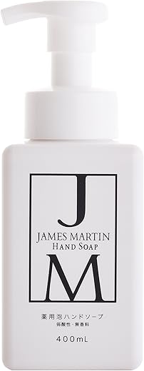 ジェームズマーティン 薬用泡ハンドソープ 無香料 400ML