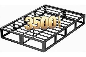 ROIL 10 Inch King Box Spring, Heavy Duty Metal Box Spring Mattress Foundation with Fabric Cover, 3500lbs Max Weight Capacity, Easy Assembly, Noise Free, Non-Slip