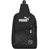 PUMA EVERCAT SIDEWALL SLING BACKPACK,Black/Silver,One Size