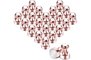 TOP MAGNETS Fridge Magnets Strong Magnet,22Pcs Rose Gold Cute Magnets,Strong Fridge Magnets for Fridge,Refrigerator Magnets for Whiteboard,Magnetic Push Pins for Kitchen Must Haves