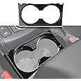 ANFOKAS Compatible with Mazda CX-5 2025 2024 2023 2022 2021 2020 2019 2018 2017 Car Center Console Cover Trim Armrest Gear Panel Cup Holder Frame -ABS Carbon Fiber Style