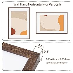 20x30 Oak Wood Picture Frame, 20"x30" Poster Frame
