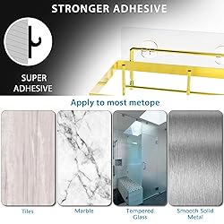 Moforoco Shower Caddy Shelf Organizer Rack, Self