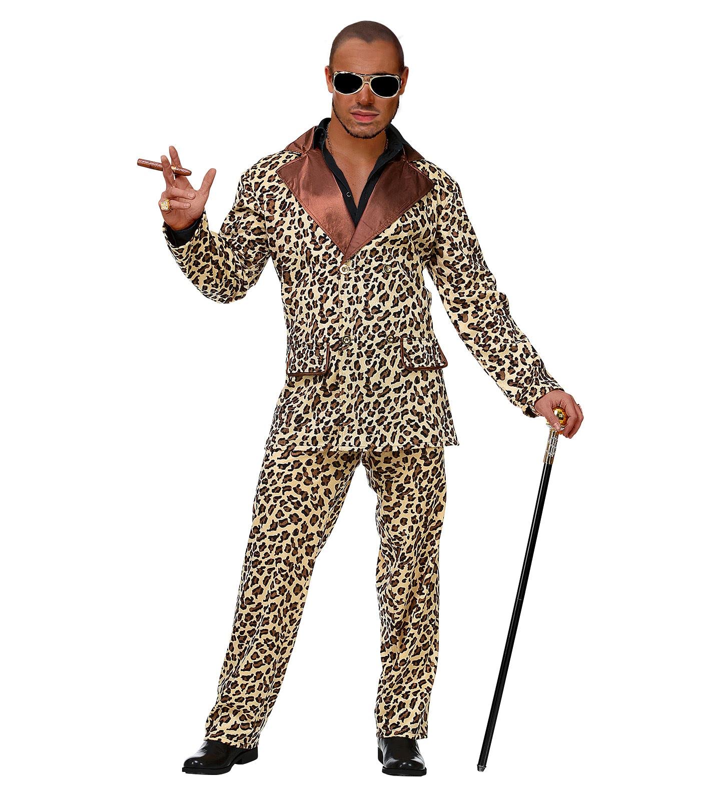 Widmann 85854 Adult Hustler Costume Multi-Coloured