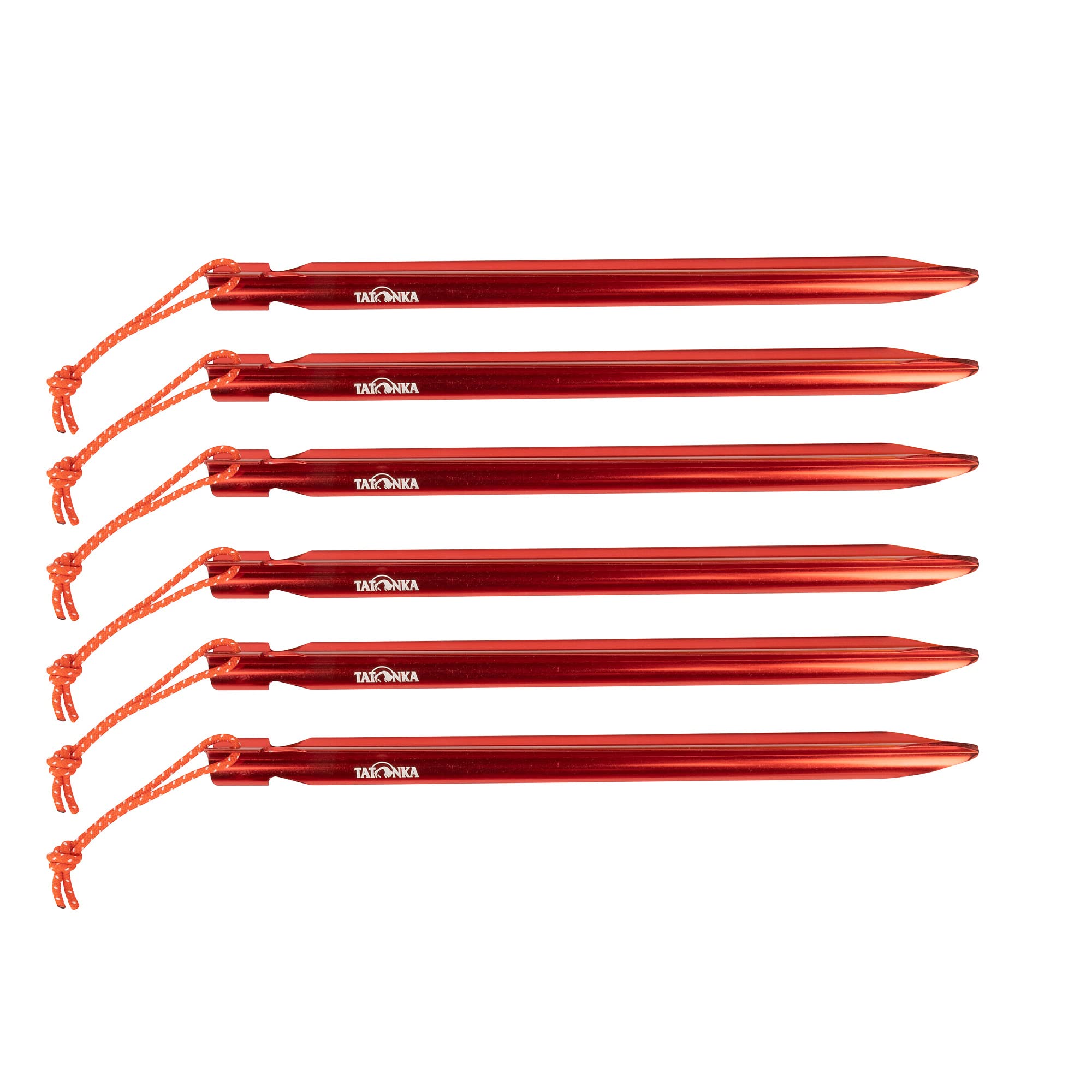 Tatonka Unisex - Adult Tent Pegs Pro 19 cm 6 Pegs Red 19 cm
