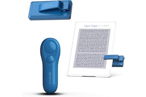 SK SYUKUYU RF Remote Control Page Turner for Kindle Reading Ipad Surface Comics, iPhone Android Tablets Reading Novels Taking Photos (Blue), SKPT01