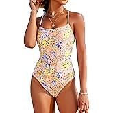 DaiLiWei One Piece Swimsuit Women Tummy Control Bathing Suit Modest Slimming Swim Suits Cute Floral Swimwear Teens 2026