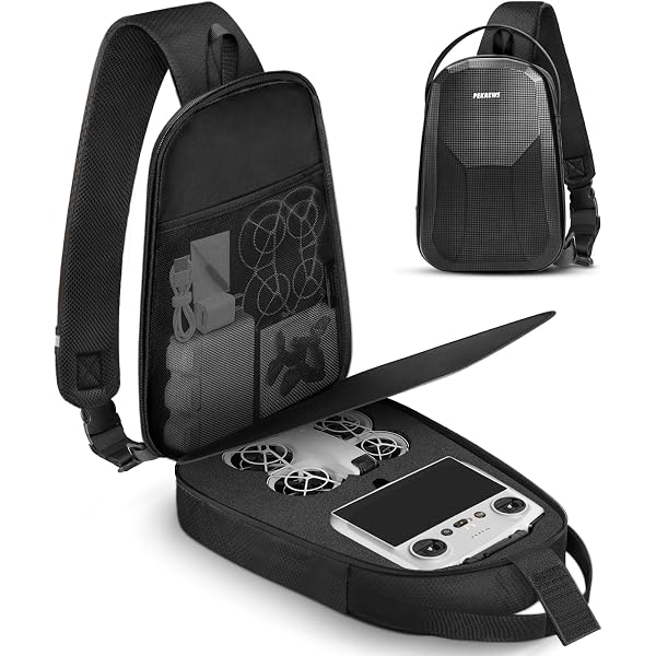 thumbnail image 2 of FSIDIWT DJI Neo & RC 2 Carry Case - Portable Shoulder Bag For Drone & Accessories 2 of 11