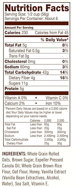 BOBS RED MILL CEREAL GRANOLA HONEY OAT, 12 OZ