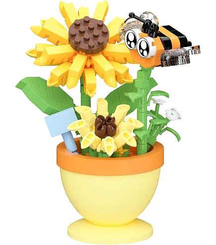 Amazon.com: 548 PCS Micro Brick Flower Bee Building Sets, Mini