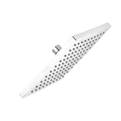 Hindware F160041CP Rain Shower 200mm Square with Rubbit Cleaning System with Chrome Finish