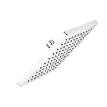 Hindware F160041CP Rain Shower 200mm Square with Rubbit Cleaning System with Chrome Finish