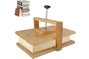 Stranthother 11.6 * 7.9 inch Book Press Wood Book Binding Kits Flower Press Kits Book Press Book Lover Gifts Paper Press Book Pressing Kit for Most Coffee-Table Book