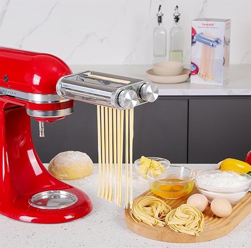 Pasta Maker Attachment for KitchenAid Mixers,3 in Set Included
