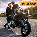 URAQT 4pcs LED Motorcycle Turn Signals 12V Universal Waterproof Amber Flowing view 7
