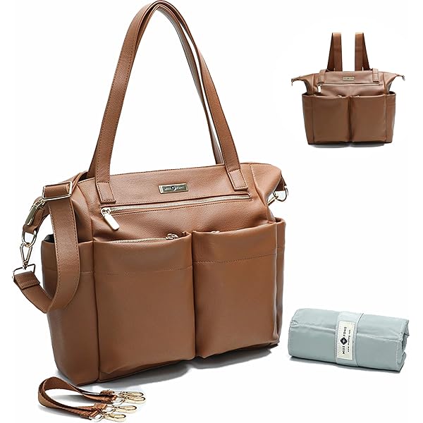 leather tote diaper bags