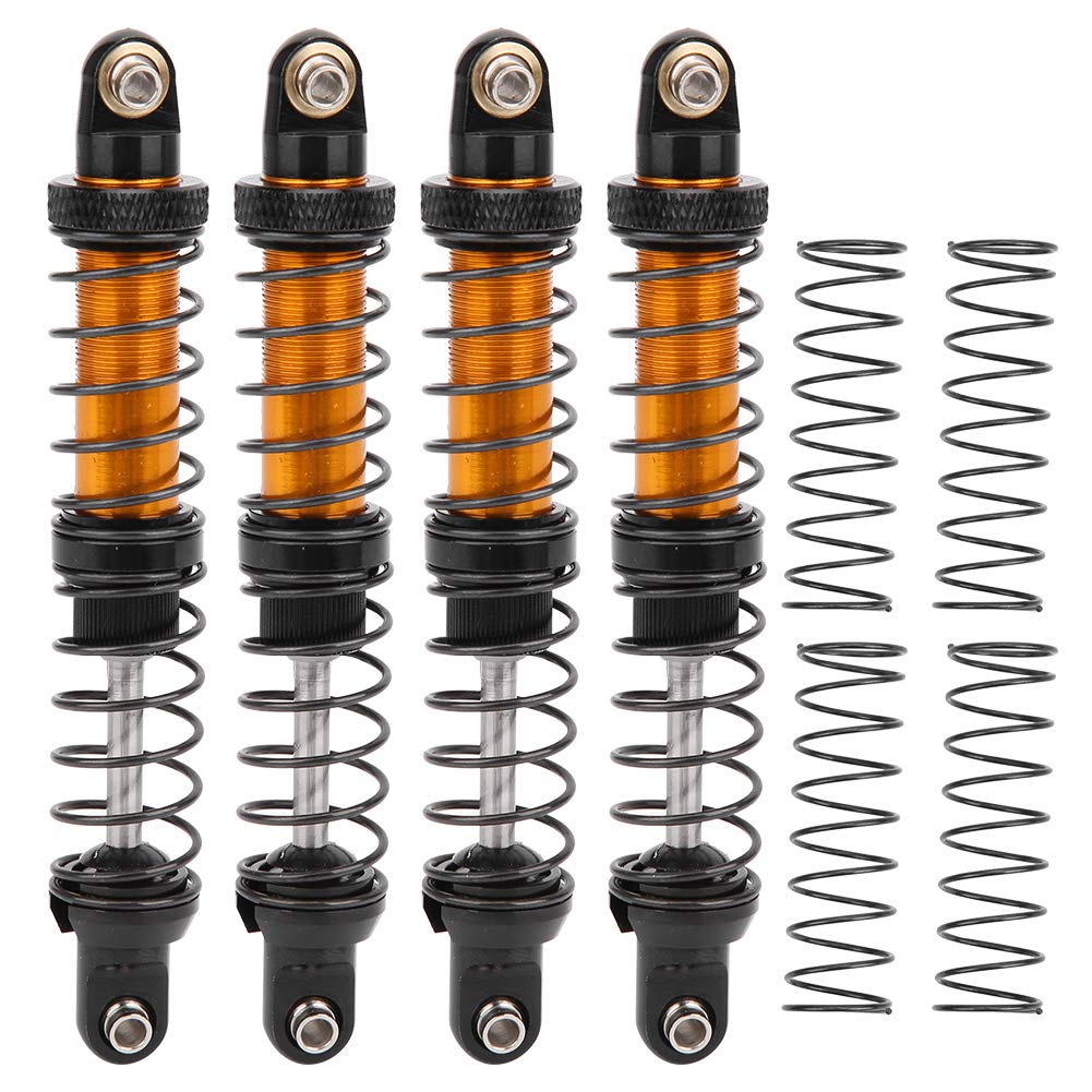 RC Shock Struts Damper, Oil Suspension Shock Struts Damper RC Car Metal Shock Absorber Compatible with Tamiya CC01(90mm)