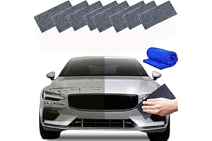 XILIWUS 2/4/6/8 Pcs Breath Green Nano Sparkle Cloth Car Scratch Remover, Nanotape, Nano Sparkle Cloth Car Scratch Remover for Vehicles Car Paint Light Deep Scratches Repai (Eight)