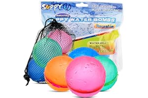 Reusable Water Balloons, Quick Self-Sealing Water Bomb for Kids Adults Outdoor Activities Water Games Toy Outside Summer Fun 