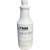 Lynn Manufacturing High Temperature Adhesive, 2000F Rated, Sodium Silicate, Water Glass, 40% Solution, 32oz Bottle, 5603
