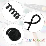 G2PLUS Black Pipe Cleaners 30cm 6mm 100pcs for Craft Halloween view 4