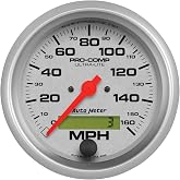 Auto Meter 4488 Ultra-Lite In-Dash Electric Speedometer 3.375 in.