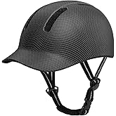 Shinmax Bike Helmet - Lightweight Adjustable Baseball Cap Style Cycling Helmet with Long Visor, Reflective Strip, for Urban Commuter, Mountain & Road Biking
