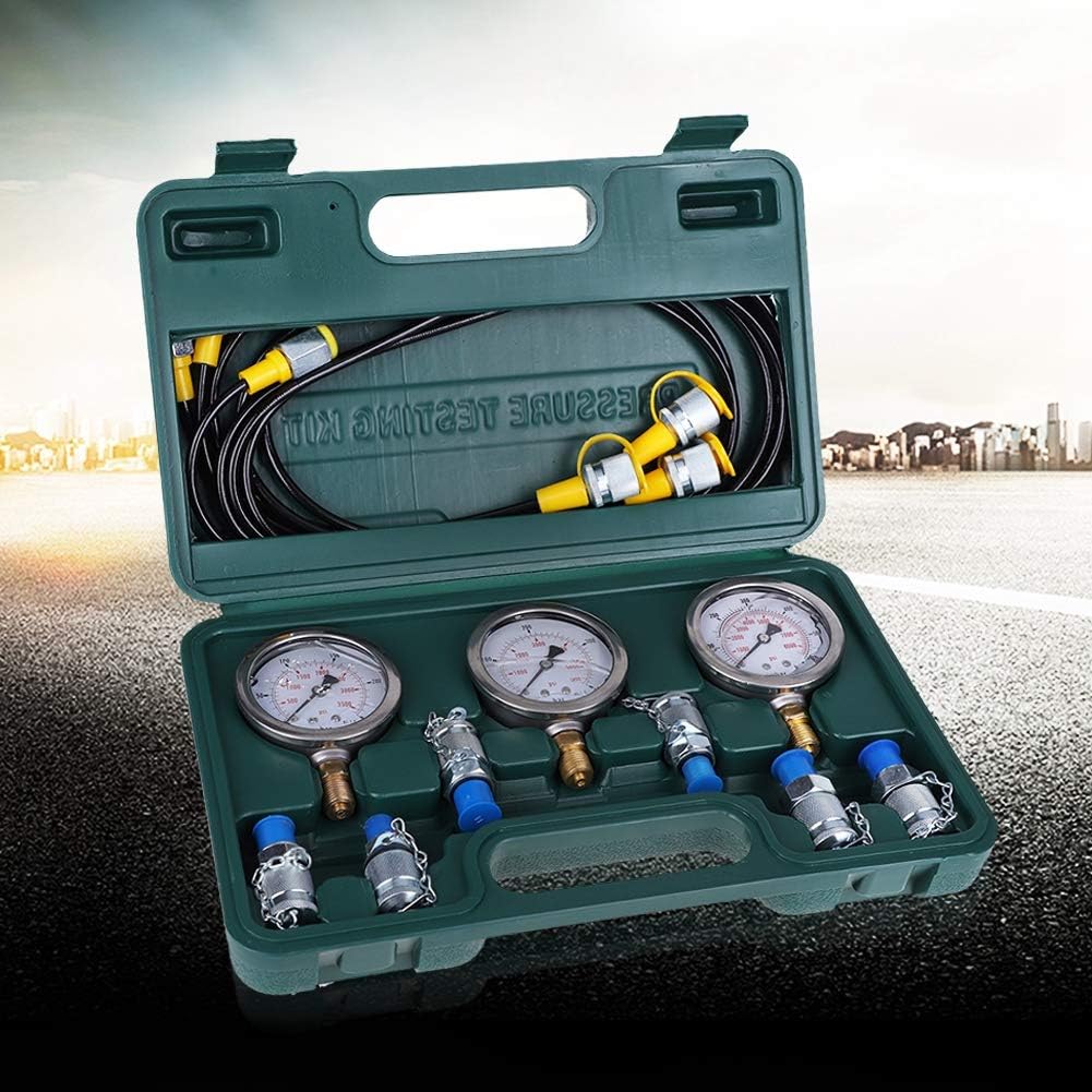 Hydraulic Pressure Test Kit 25/40/60mpa Hydraulic Pressure Gauges Kit