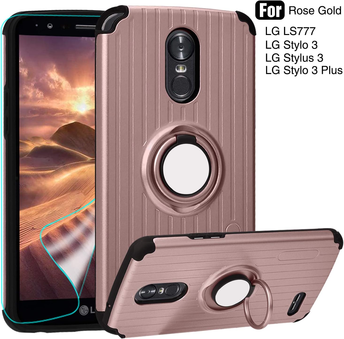 Best Lg Stylo 3 Phone Case Gold